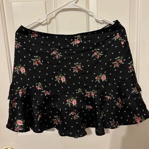 Forever21 floral skirt
